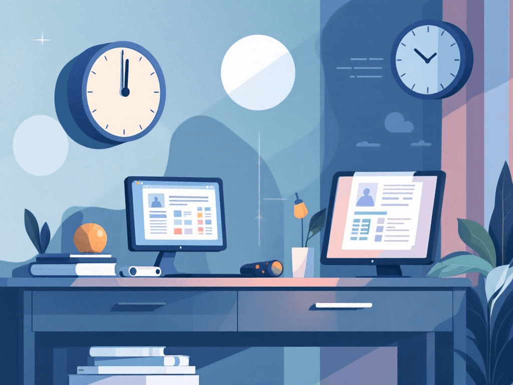 A professional abstract illustration representing the concept of The Revenue Leak You're Not Seeing in Automation & n8n